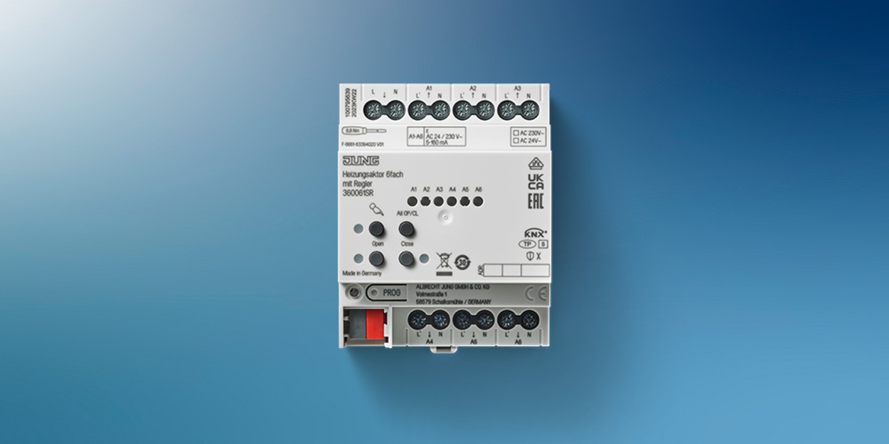 KNX Heizungsaktor 6-fach bei DAM Elektrotechnik GmbH & Co. KG in Bruchköbel